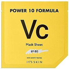 Парфумерія, косметика РОЗПРОДАЖ Тканинна маска, тонізувальна - It's Skin Power 10 Formula Mask Sheet VC*