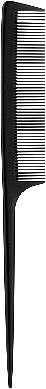 Гребень для волос карбоновый с хвостом, 21.5 см, черный - Janeke 820 Carbon Comb Antistatic — фото N1