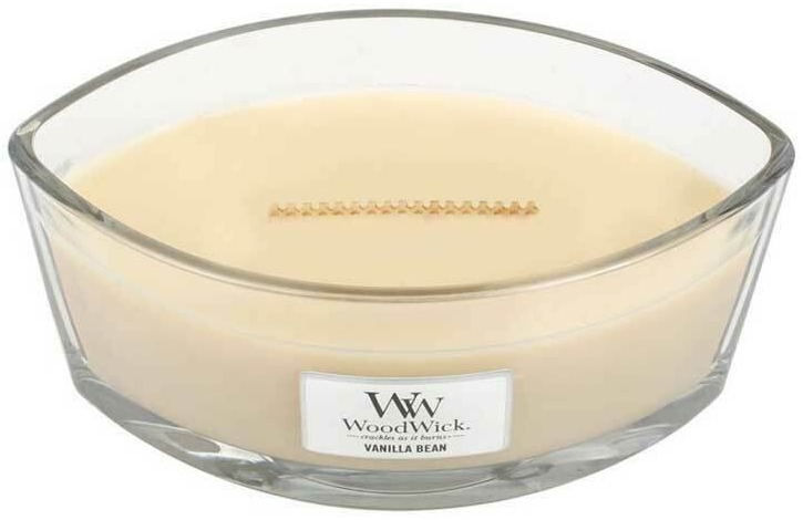Ароматична свічка в склянці - Woodwick Candle Ellipse Jar Vanilla Bean — фото N1