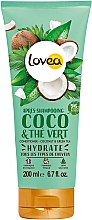 Парфумерія, косметика Кондиціонер для волосся «Кокос та зелений чай» - Lovea Conditioner Coconut & Green Tea