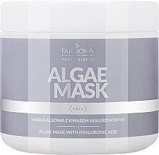 Парфумерія, косметика Маска з водоростей з гіалуроновою кислотою - Farmona Professional Algae Mask With Hyaluronic Acid