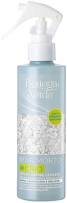 Спрей для ног с охлаждающим эффектом - Bottega Verde Dead Sea Mar Morto Crio Light Leg Spray — фото N1