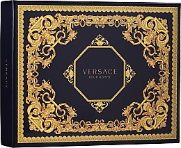 Духи, Парфюмерия, косметика Versace Pour Homme - Набор (edt/50ml + show gel/50ml + after shave balm/50ml)