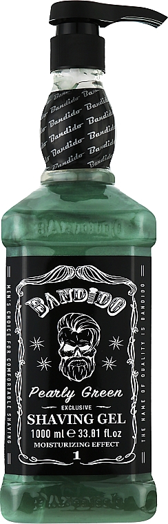 Гель для гоління - Bandido Bandido Shaving Gel Pearly Green — фото N1