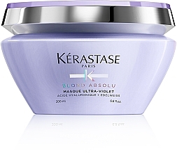 УЦЕНКА Маска для питания и нейтрализации нежелательного оттенка - Kerastase Blond Absolu Masque Ultra Violet * — фото N1