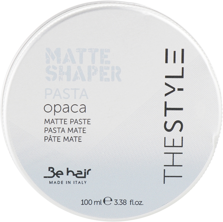 Матовая паста для укладки волос - Be Hair The Style Matte Shaper Paste