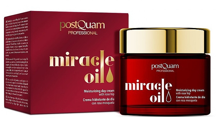 Денний крем для обличчя з ефектом ліфтингу - PostQuam Miracle Oil Moisturizing Day Cream — фото N1