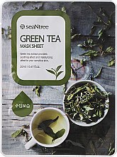 Парфумерія, косметика Тканинна маска з зеленим чаєм - Seantree Mask Sheet Green Tea