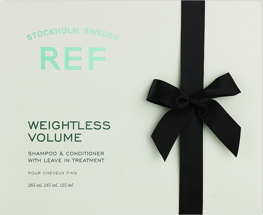 Набір - REF Weightless Volume Set (h/shampoo/285ml + h/cond/245ml + leave/in/tr/125ml) — фото N1