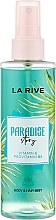 Парфюмированный спрей для волос и тела "Paradise Story" - La Rive Body & Hair Mist — фото N1