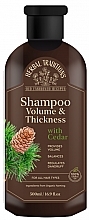 Духи, Парфюмерия, косметика Шампунь для объема и укрепления волос с кедром - Herbal Traditions Shampoo Volume & Thickness With Cedar 
