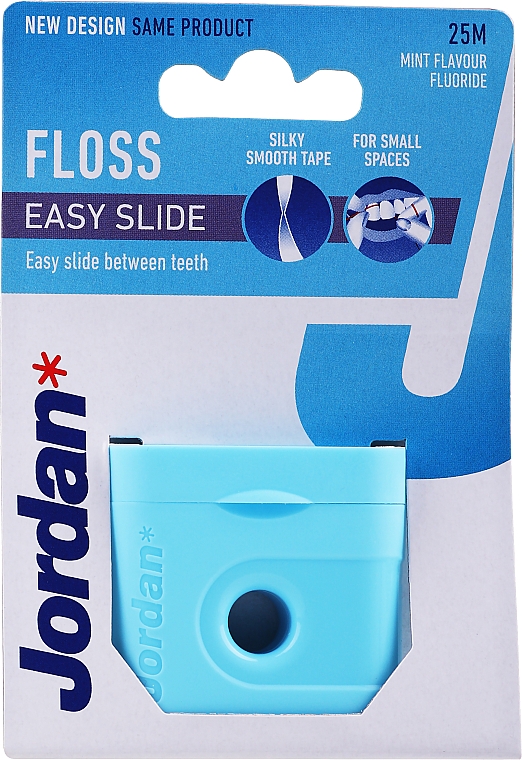 Зубна нитка-флос зі смаком зубної пасти, 25 м - Jordan Multi Action — фото N1