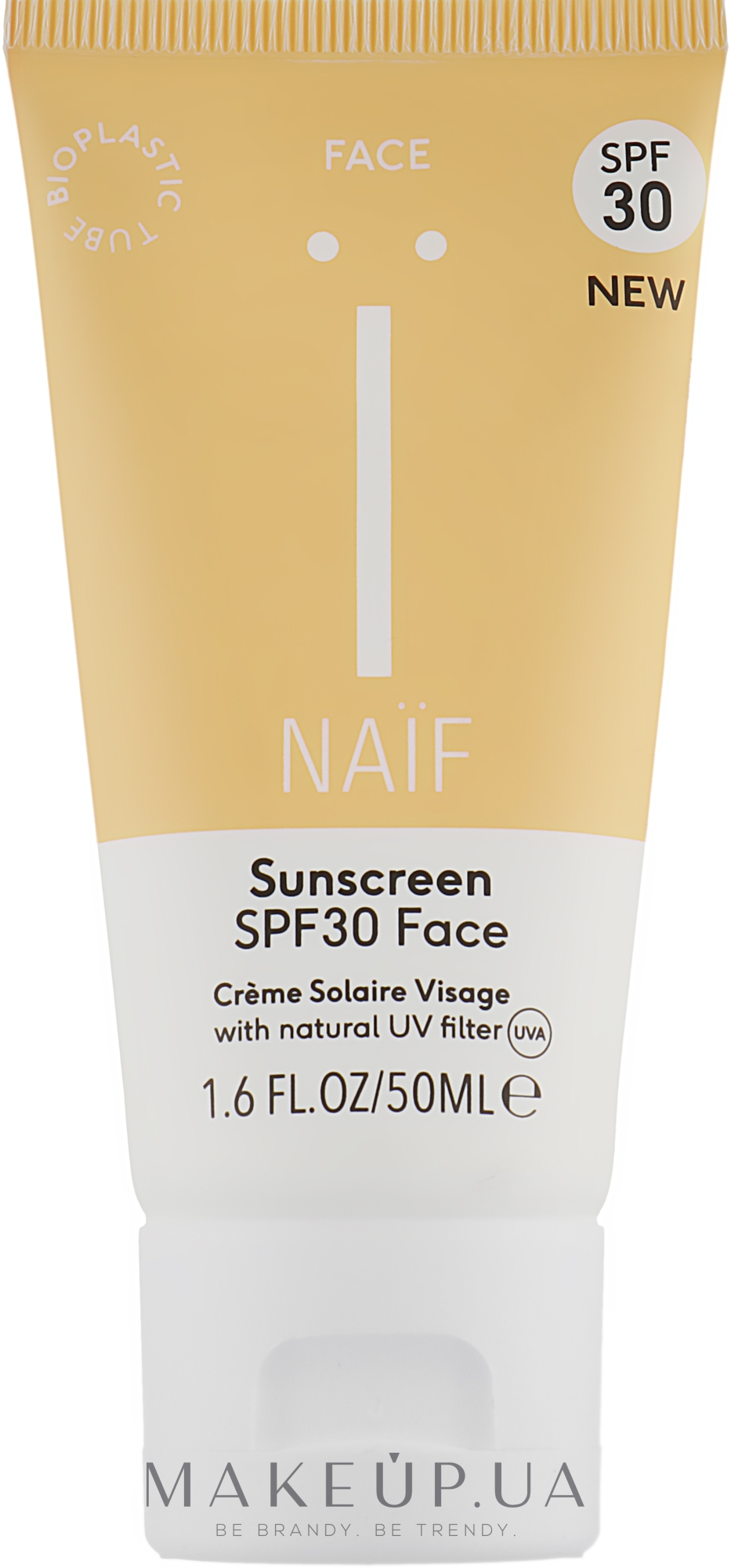 Сонцезахисний крем для обличчя - Naif Sunscreen Face Spf30 — фото 50ml