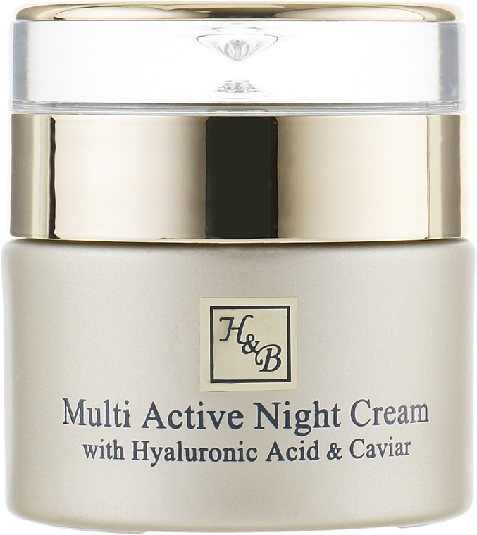 УЦІНКА Мультиактивний нічний крем для обличчя, з гіалуроновою кислотою - Health And Beauty Multi Active Night Cream * — фото N3