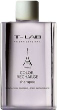 Парфумерія, косметика Шампунь "Фіксація кольору" прозорий - T-LAB Professional Color Recharge Color Fix Shampoo