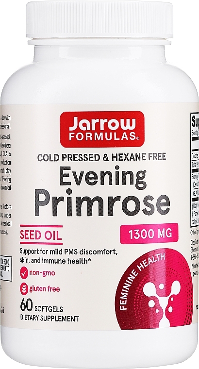 Пищевые добавки "Масло вечерней примулы" - Jarrow Formulas Evening Primrose — фото N1