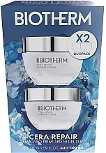 Парфумерія, косметика Набір - Biotherm Cera Repair Barrier Cream (cr/2x50ml)