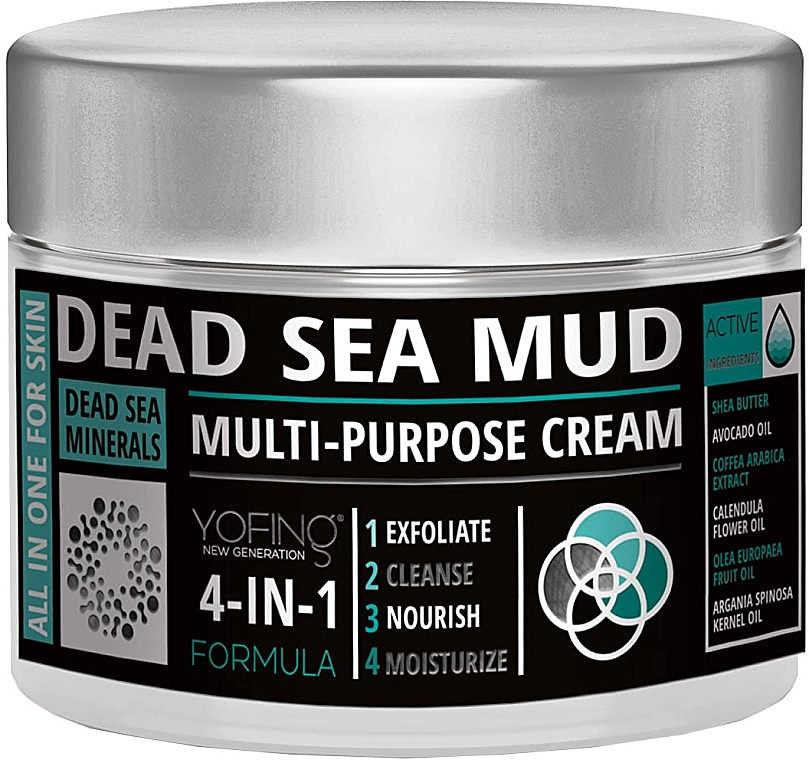 Универсальный крем с грязью Мертвого моря - Yofing Dead Sea Mud Multi-Purpose Cream  — фото N1