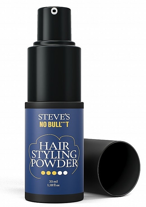 Нанопудра для объема и фиксации волос - Steve's No Bull***t Hair Styling Powder — фото N1