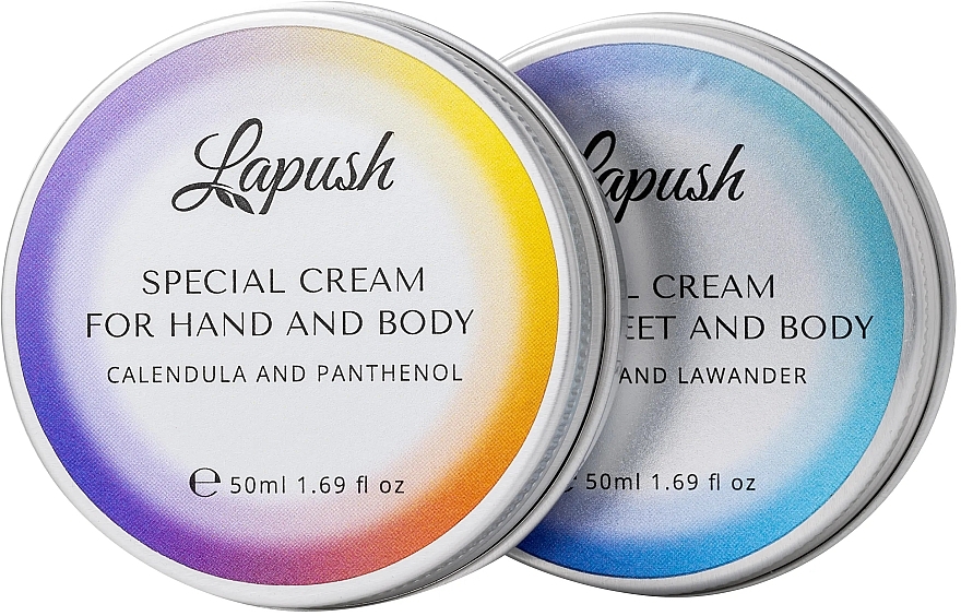 Набір "Winter Hand&Foot Care" - Lapush (hand/cream/50ml + foot/cream/50ml) — фото N2