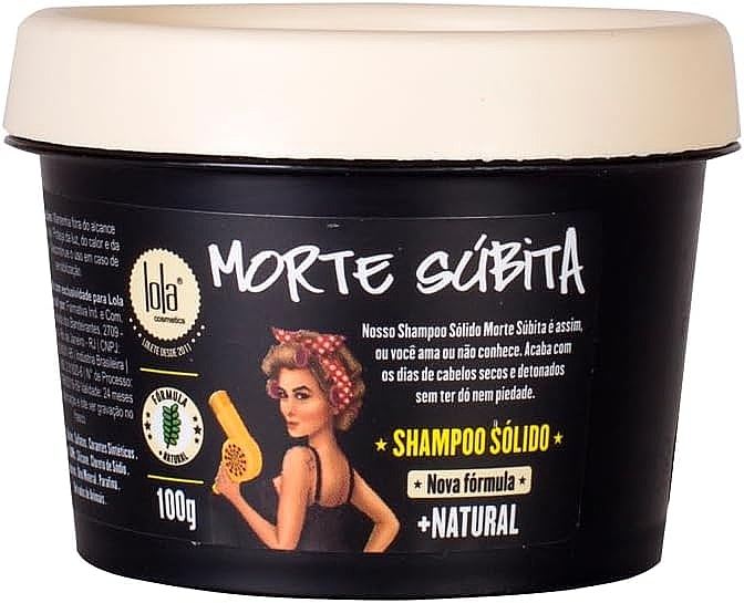 Твердый шампунь для волос - Lola Cosmetics Morte Subita Moisturizing Shampoo — фото N1