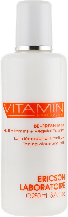 Тонізувальне очищувальне молочко - Ericson Laboratoire Vitamin Energy Be Fresh Milk — фото N1