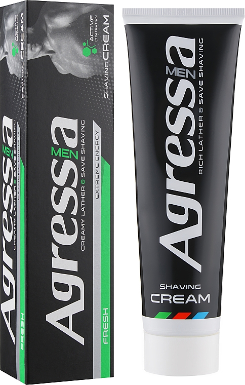 Крем для гоління - Agressia Fresh Shaving Cream — фото N2