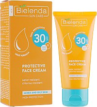 Парфумерія, косметика Крем для жирної та комбінованої шкіри - Bielenda Sun Care Cream SPF30