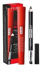 Набір - Pupa diva's Kit (Mascara/10ml + pencil/0.8 g)