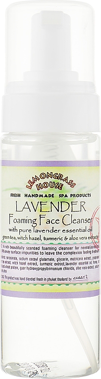 Пінка для вмивання "Лаванда" - Lemongrass House Lavender Foaming Face Cleanser — фото N1
