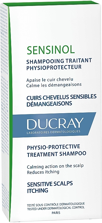 Физиологический защитный шампунь - Ducray Sensinol Protective Shampoo — фото N3