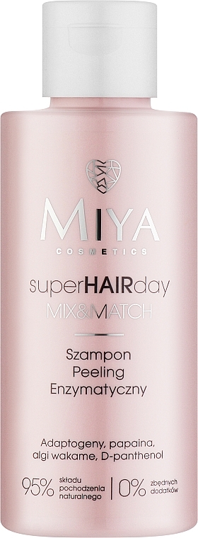 Энзимный шампунь-скраб для волос - Miya Cosmetics SuperHAIRday — фото N1