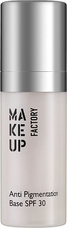 База антипігментна під тональний крем - Make up Factory Anti Pigmentation Base SPF30 — фото N1