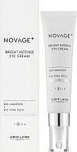 Крем для шкіри навколо очей проти пігментації - Oriflame Novage+ Bright Intense Eye Cream — фото N2