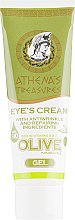 Парфумерія, косметика Оливковий регенерувальний крем-гель для шкіри навколо очей - Athena’s Treasures Olive Anti-Wrinkle Eye Cream Gel