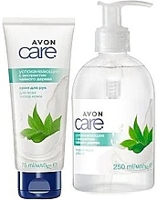 Духи, Парфюмерия, косметика Набор "Чайное дерево" - Avon Care (h/cr/75ml + h/soap/250ml)