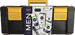 Парфумерія, косметика Набір, 6 продуктів - NIVEA MEN Sensitive Kit