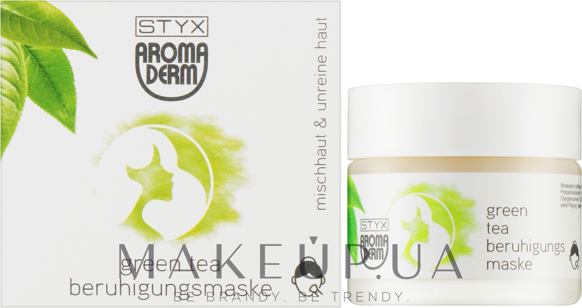 Успокаивающая маска для лица - Styx Naturcosmetic Aroma Derm Green Tea Calming Mask — фото 50ml