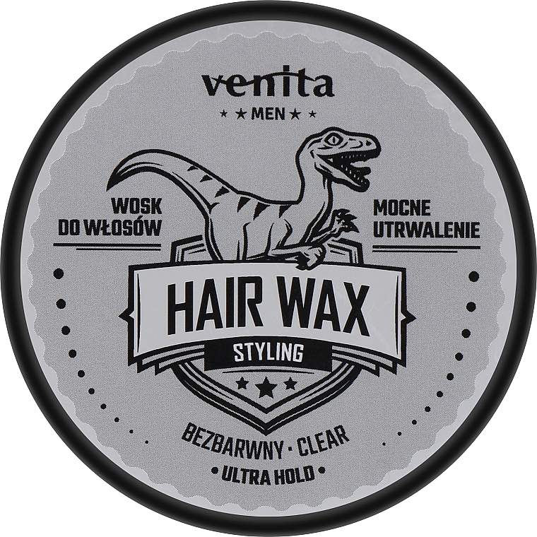 Бесцветный воск для укладки волос - Venita Men Hair Wax Clear — фото N1