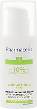 Нічний крем-пілінг з 10% мигдальною кислотою - Pharmaceris T Sebo-Almond-Peel Exfoliting Night Cream — фото N2