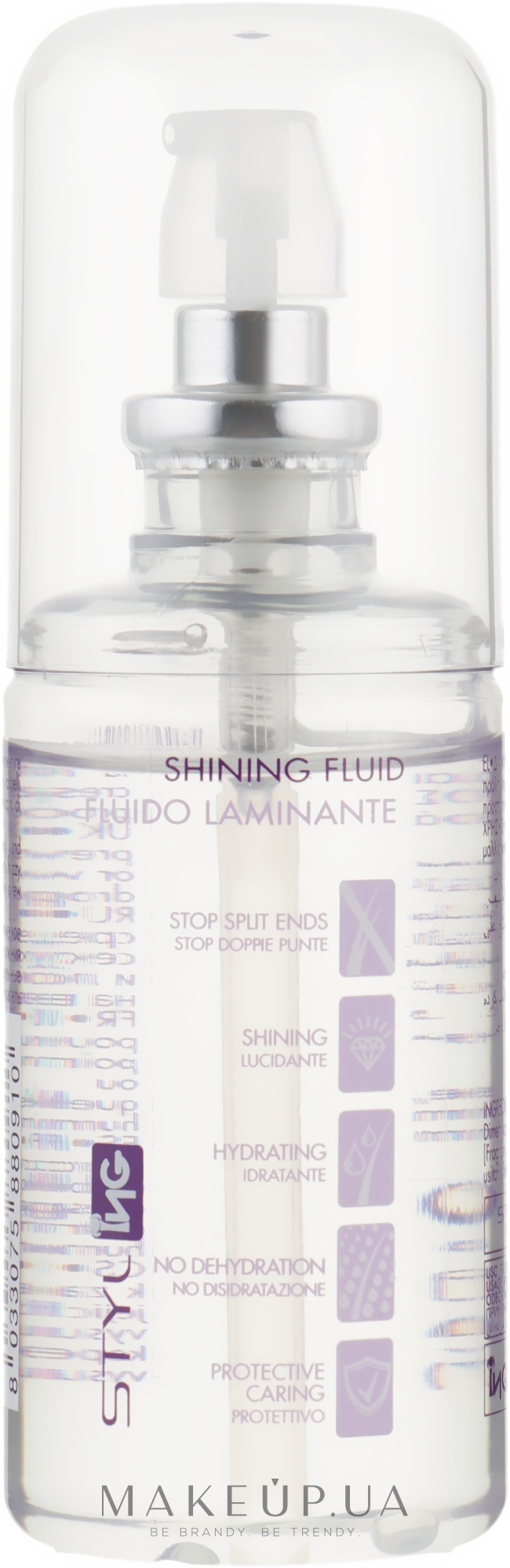 Флюїд проти посічених кінчиків - ING Professional Styl - Shining Fluid — фото 80ml