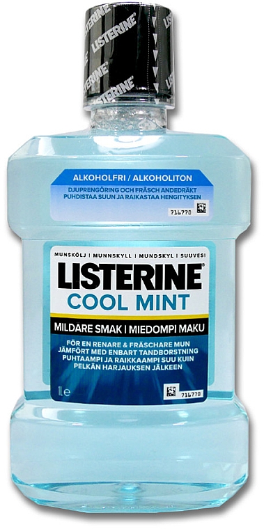 Ополіскувач для ротової порожнини, без спирту - Listerine Cool Mint Mouthwash — фото N2