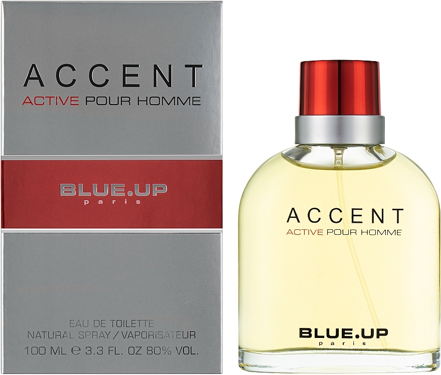 Blue Up Accent Active - Туалетна вода — фото N2