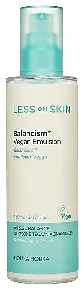 Емульсія для обличчя - Holika Holika Less On Skin Balancism Vegan Emulsion — фото N1