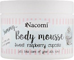 Мусс для тела "Сладкий малиновый кекс" - Nacomi Body Mousse — фото N2