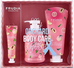 Духи, Парфюмерия, косметика Набор - Frudia My Orchard Peach Body Care Gift Set (sh/gel/300ml + essence/200ml + h/cr/30g)