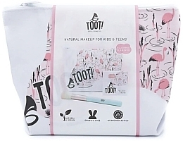 Набор - Toot! Blushing Flamingo Blush Bag Set (blush/3g + brush/1pcs + bag/1pcs) — фото N2