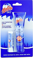 Духи, Парфюмерия, косметика Набор - Malibu Ski Set SPF 50 (f/cr/40ml + lip/balm/4g)