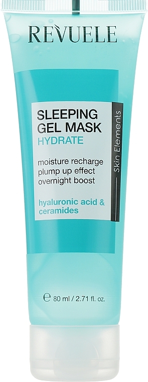Ночная увлажняющая гелевая маска для лица - Revuele Sleeping Gel Mask Hydrate