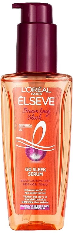 Сироватка для волосся - L'Oreal Paris Elseve Dream Long Go Sleek Serum — фото N1